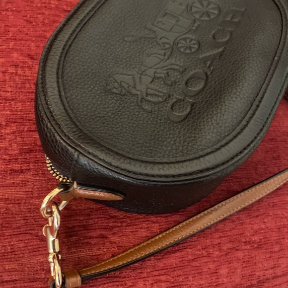 Coach Black Leather Crossbody Bag - Picture 8 of 9